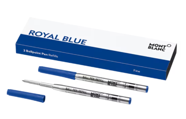 2x Kugelschreiberminen, Royal Blue