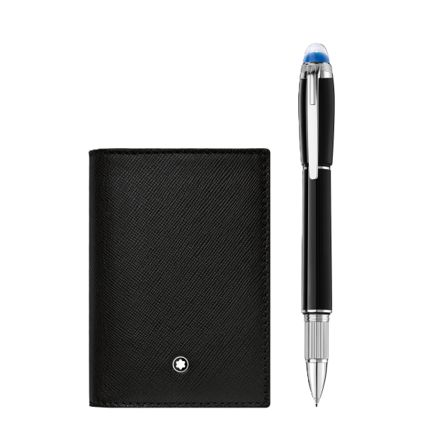 Geschenkset aus StarWalker Fineliner und Montblanc Sartorial Visitenkartenetui