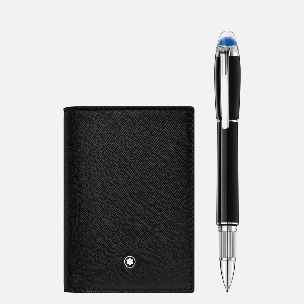 Geschenkset aus StarWalker Fineliner und Montblanc Sartorial Visitenkartenetui