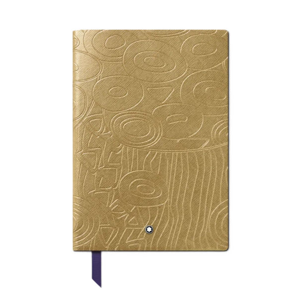 Notebook #146 klein, Masters of Art Homage to Gustav Klimt, Goldfarben - Liniert
