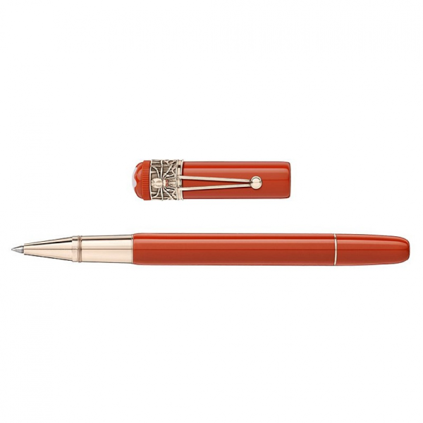 Montblanc Heritage Rouge et Noir Spider Metamorphosis Coral Rollerball